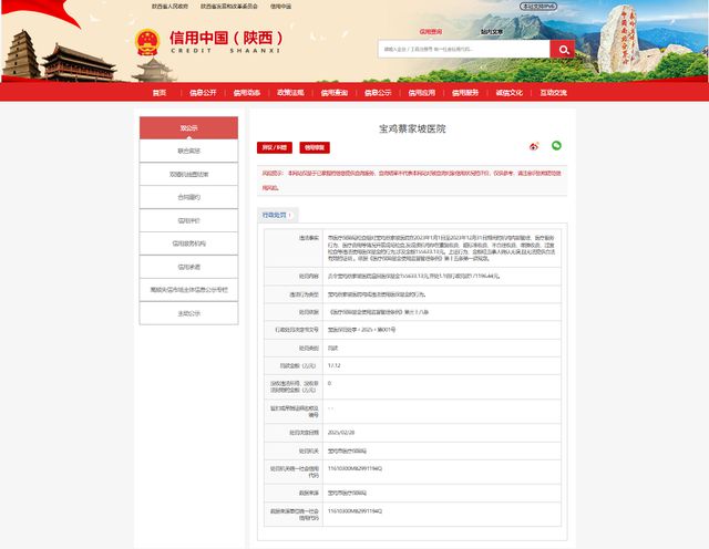 因不正当价格行为，西安美莱医学美容医院有限公司被警告，被处罚1.5万元