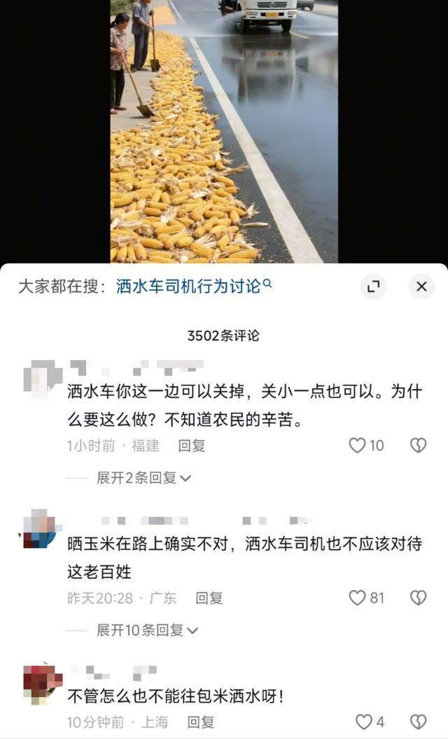 "城管洒水车冲散路边晾晒玉米"视频是AI合成，短视频平台介入调查；律师：技术滥用或涉多重违法