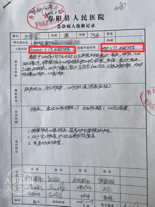 “120要求穿衣才抬人，老汉入院十多分钟无医救”：死者家属称卫健局回应“有职责没能力”
