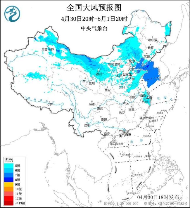 北方有大风和沙尘天气 浙江多云到阴