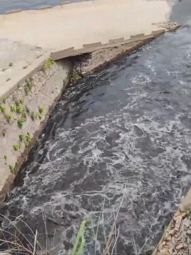 网友发视频称污水排长江，湖北黄石生态部门：已介入调查